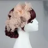 Headpieces voor bruiloft bruiloft headpieces bloemen zijden bloemenhoofdtooi voor bruid jurk hoofdtekleding accessoires bruids party accesso214t