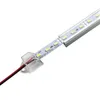 100PCS * Фабричный оптовый светодиод Жесткий жесткий 100CM DC 12V 72 SMD 5630 Светодиодная лента с полосой пропускания с алюминиевым корпусом из алюминиевого сплава + ПК