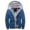 Herren Hoodies Sweatshirts Großhandel - Kapuze Casual Marke Kleidung Wolle Liner Herren Winter Verdickte Warme Mantel Männlich M-4XL Outwear1
