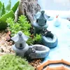 Vintage Artificial Pool Tower Jardim Decoração Figurine Fada Jardim Mini Craft Micro Paisagismo Decoração DIY Acessórios Miniaturas