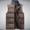 All'ingrosso-2017 Gilet da uomo di marca Cappotto Gilet senza maniche Homme Inverno Casual Maschio Plus size 4XL Giacca calda Gilet da uomo Gilet Stock