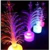 Flashing Christmas tree, colorful optical fiber, tree, children's luminous toy, street vendor, wholesale gift, hot selling factory Party Favor