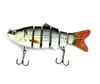 1pc Levensechte vissen lokken 6 segment Swimbait Crankbait Hard aas 10cm 18g Artifical lokt visgerei