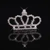 Girls Crowns With Rhinestones Wedding Jewelry Bridal Headpieces Birthday Party Performance Pageant Crystal Tiaras Wedding Accessories #BW-T024