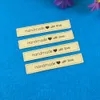 Wholesale-100pcs handmade custom sticker label with love for personalized wedding/gift/clothing/chalkboard DIY Gift tags labels