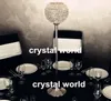 Gorgeous Crystal Tall Glass Candle Holders / Crystal Candlesticks för bröllop