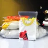 Limpar Package Zipper fechamento saco de plástico para a roupa Socks underwear armazenamento transparente Embalagem Poly Pouch Bolsa de varejo e atacado