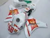 Injection molded 100% fit for HONDA CBR1000RR 2008-2011 white red fairings set CBR1000RR 08 09 10 11 OT15