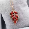 Hot Koop Rood Precious Coral Hanger 925 Sterling Zilverblad Ketting Hanger 3mm * 6mm Natuurlijk Kostbaar Koraal Zilveren Sieraden