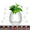 Portátil Bluetooth mini-flor música orador pot noite jogo leve toque vaso de flores coloridas brinquedos música criativa falantes ao ar livre