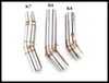 Tkosm мотоцикл модифицированная выхлопная труба ID: 51мм передний изгиб чехол для SUZUKI GSXR600 GSXR750 Малый K6 K7 K8 средний изгиб ссылка трубы