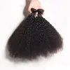 Tanie 9a Dziewiczy Mongolski Kinky Kręcone Włosy Bielone Węzły 100% Afro Kinky Kręcone Human Virgin Hair Bundles No Sheding No Plątany