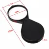 Portable Mini Magnifier Best Promotion for Pocket Magnifying Glass 60mm Lens 10x Magnification Travel Reading Jewellery Watch Repair Tool gl