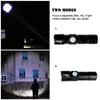 2017 3 Tryb Tactical Flash Light Latarka Mini Zoom Rechargeable Potężna Latarka LED USB AC Lanterna do podróży na świeżym powietrzu