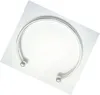 10 stks veel Verzilverd Bangle Armbanden Voor DIY Craft Murano Sieraden Gift 7 6 inch C15272a