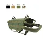 Tactical Training Harnesses Outdoor Camouflage Dog vest Clothes Molle Load Jacket Gear Vest Carrier NO06-203