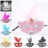 Ny ankomst Nya Lace Klistermärken Lace Masquerade Velvet Mask Halloween Mask Ph036 Mix Order som dina behov