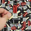 DIY Lovertjes Lipsticks Patches voor Kleding Iron Geborduurde Patch Applique Ijzer op Patches Naaien Accessoires Badge op kleding