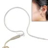 Et rengi kablolu tek earhook kulaklık mikrofonu 35mm vidalı konektör kondenser mikrofon Mike UHF kablosuz sistem bodypack tran5408474