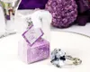 100pcs Diamond ring shape keychain Key accessories choice 5 color New Cheap home party Favors wedding gifts
