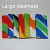 10PCS كبير الشكل Waxmate حاويات كبيرة سيليكون المطاط السيليكون ساحة التخزين الشمع الجرار اللمسة التركيز حامل أداة Dabber النفط مقابل الجاف هيرب