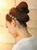 Venta al por mayor -Detalles sobre el accesorio para el cabello de las mujeres de moda Anillo de diadema de flor de rosa de metal plateado Banda para el cabello # D591