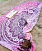 160cm Large Colorful Beach Towels With Tassel Bohemia Swimming Bath Towel Letter Print Picnic Serviette Indian Mandala Beach Throw Tapestry