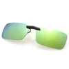 Wholesale-New Hot Man Women Polarized Day Night Vision Clip-on Lens Driving Glasses Sunglasses W1