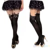 Wholesale- 2016 hotSexy Women Cat Tail Gipsy Mock Knee High Hosiery Pantyhose Panty Hose Tattoo Tights 000C 8QC7