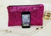 2017 Fashion Women's Sparkling Sequins Dazzling Clutch Party Evening Bag Ladies Handbag Girls Crystal Bling Purse