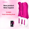 Juguetes sexuales retráctiles para mujer Vibradores de coño con palo de impacto automático para mujeres Vibrador sexual con consolador con carga USB potente y fuerte 173222369