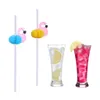 Flamingo Decorativo Cocktail Drinks Cup Beber Palhas Decoração Acessórios Para Festas Casamento No Dia Das Bruxas Natal Usando food safe plastic