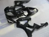 Injektionsgjuten topp som säljs kit för Honda CBR900RR 00 01 Glänsande svarta Fairings Set CBR929RR 2000 2001 OT30