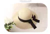 Kore moda vintage şapka bayan yaz geniş yay vizör güneş plaj saman mujer kap şeker renkli kadın şapka