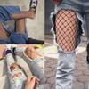 Joelho Meias Altas Meias Joelho Nova Moda Feminina Senhoras Sexy Fishnet Meias Peixe Feminino Net Meia-calça Malha Lingerie Sheer Calças Justas