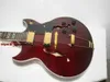 Hurtownie Gitary Red Top Hollow Jazz Guitar Gold Hardware OEM TanieFree Shipping