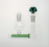 10.6 inch Hoog Groen Zwart Glas Bong 18.8mm Joint Water Pijp met Kom Lange Inline Percolato Recycle Oil Rigs Real Image