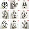 Bdsm female sexy Goth Lingerie Elastic Harness cage bra cupless lingerie Bondage Body elastic harness belt Free Shipping