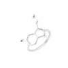 Everfast Wholesale Fashion Rings 10st/Lot Special Molecule Chemistry Structure Ring Molecule Happiness Friendship Rings for Women Men EFR025