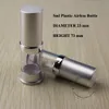 5ml matte Silvery Emulsion Airless Bottle with Lotion Pump travel size Cosmetic Container 50pcs/lot