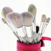 Syrenka Unicorn Śruba Zestaw pędzla Makijażu 5 sztuk 7 sztuk 10 SZTUK Eye Professional Make Up Brush Kit Tools.