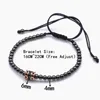 Cool Summer Zircon Bracciale Bracciale Braccialette per donne Cappelli dorati Micro Pave CZ Perle Ed Macrame Valentine Gift229G