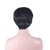 Pelucas de pelo humano peluca corta sin cola Peluca de pelo humano pelucas delanteras del cordón del pelo brasileño para mujeres negras Nueva Llegada