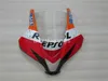 Injektionskroppsdelar Fairing Kit för Honda CBR600RR 07 08 Orange Black Fairings Set CBR 600RR 2007 2008 YT35