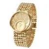 Nieuwe damesmodehorloges 18K gouden armbandsethorloge is zeer stijlvol en mooi Show Woman's Charm238t