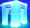 8ft x8ft x8ft 3 Portes Full Wall Glow Gonflable Portable Photo Booth Enclosure Avec Led Lights Offert Made In China