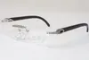 Direct selling fashion glasses frames Spectacle frame T3524012 black horns retro diamond Eyeglasses 5818140mm4205195