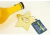 wedding party favors gift and giveaways for guests - "Under The Star' Gold Star Bottle Opener party presents souvenir 100pcs/lot