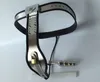 Female Adjustable Model T Black Stainless Steel Locking Premium Chastity Belt With Plug BDSM Sex Toys