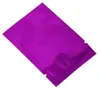 200PCSLOT OPEN Top Top Purple Vacuum Mylar Bolsa Aquecimento de alumínio Alumínio Poupa de embalagem de armazenamento de alimentos para o açúcar de café Plástico7469373